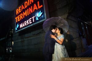 Reading Terminal Couple Kissing