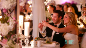 Allure Films Couple Toasting During Speech