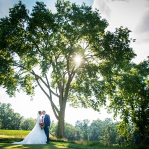 Campli Photography Philly Wedding Photographer Couple Beneath Tree